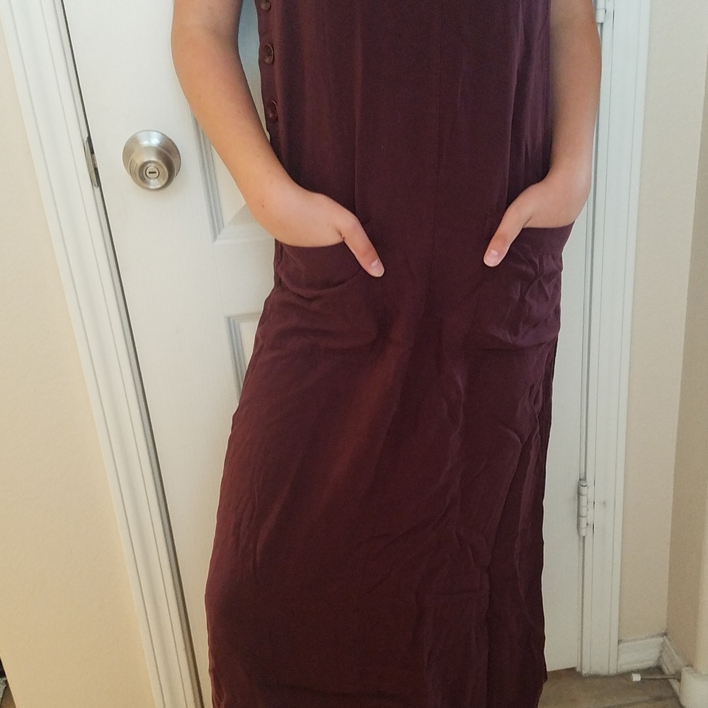 Eddie Bauer pinafore dress NWT
